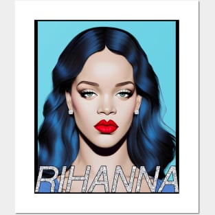 Rihanna, shine bright like a diamond! Posters and Art